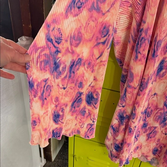 Bar III Pink and Purple Long Sleeve Dress - Picture 5 of 11